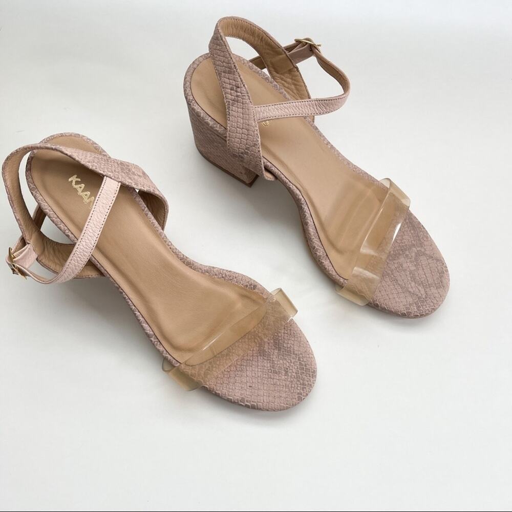 Kaanas Snake Heels with Vynil Strap Heeled Sandal6 - Picture 3 of 6